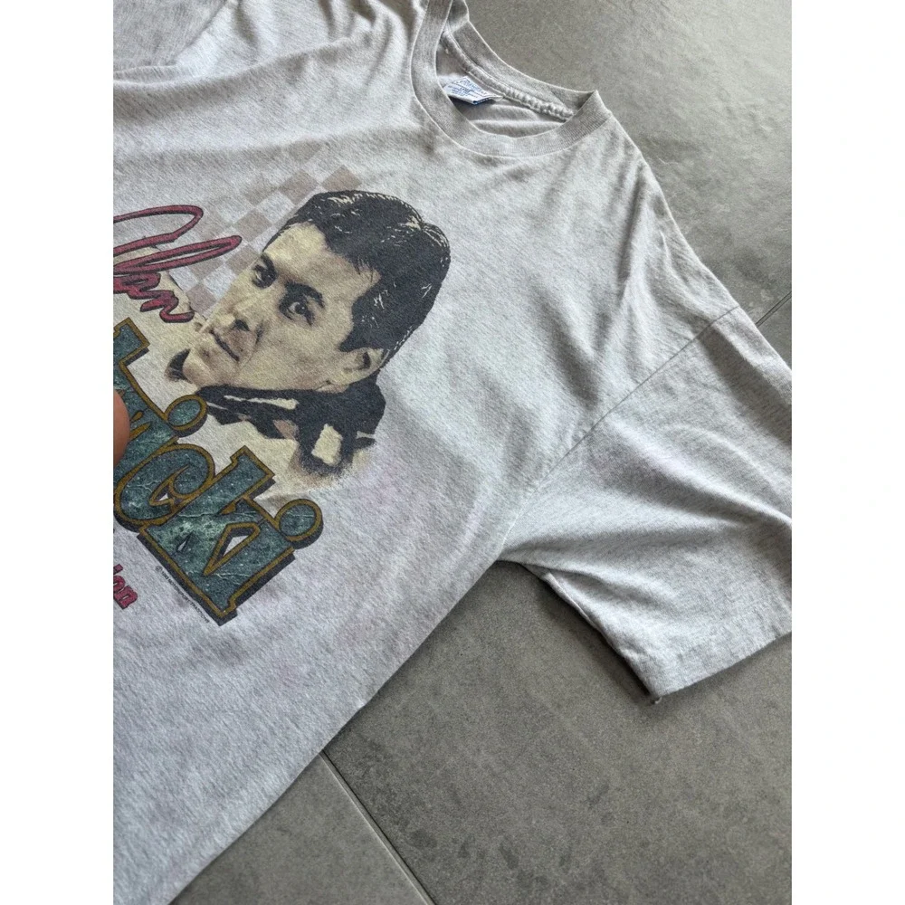 Vintage 1993 Alan Kulwicki NASCAR Winston Cup Champion T-Shirt Grey XL USA Made